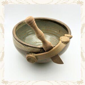 Studio Pottery Butter Bowl